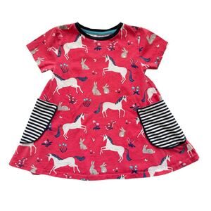 Mini Boden Unicorn Pocket Tunic Size 7-8y